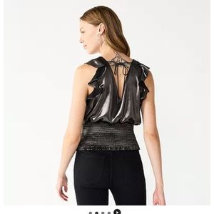 NWT Nine West Black Top Size L